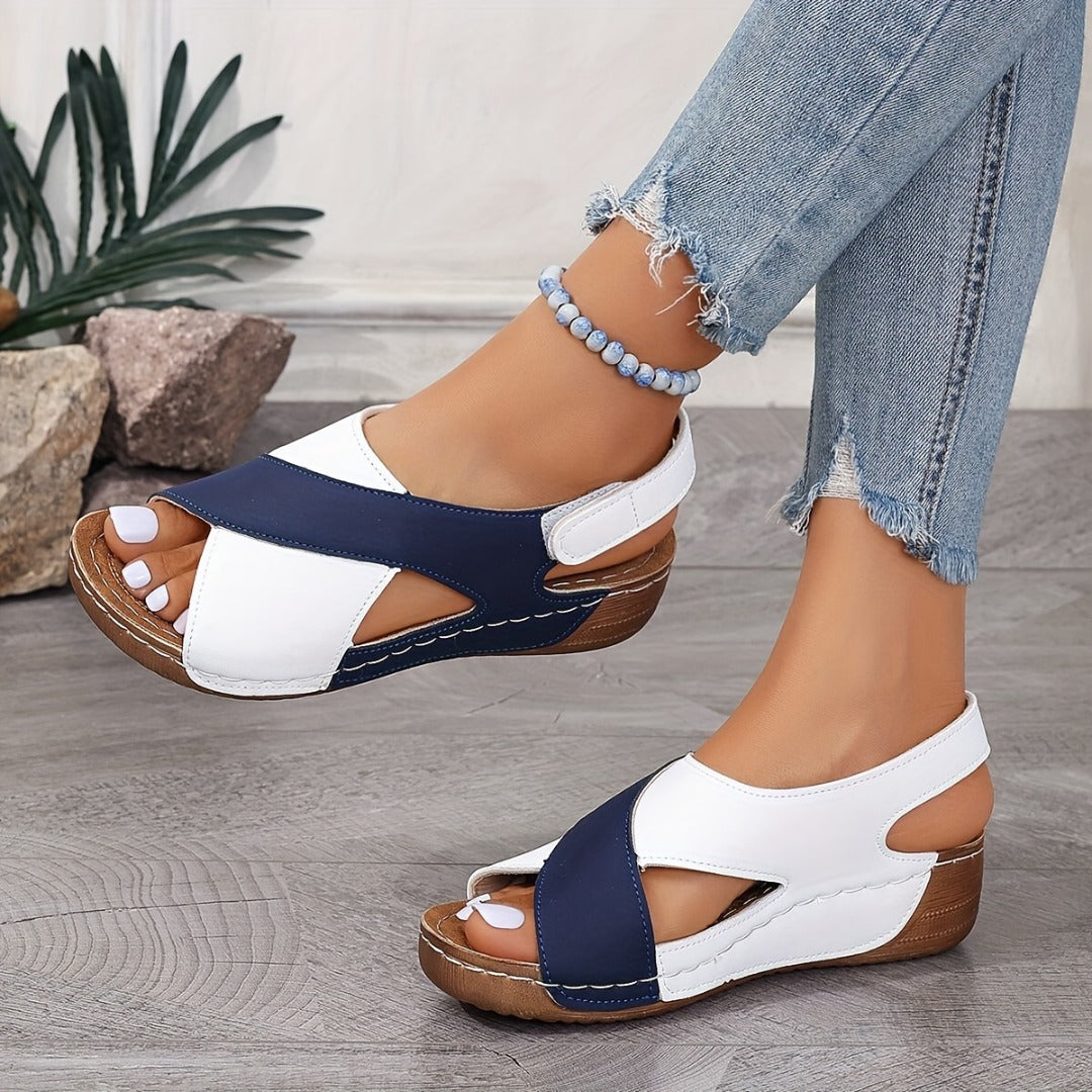 50% Rabatt | Ultra-bequeme orthopädische Sandalen mit schrägem Absatz für Frauen