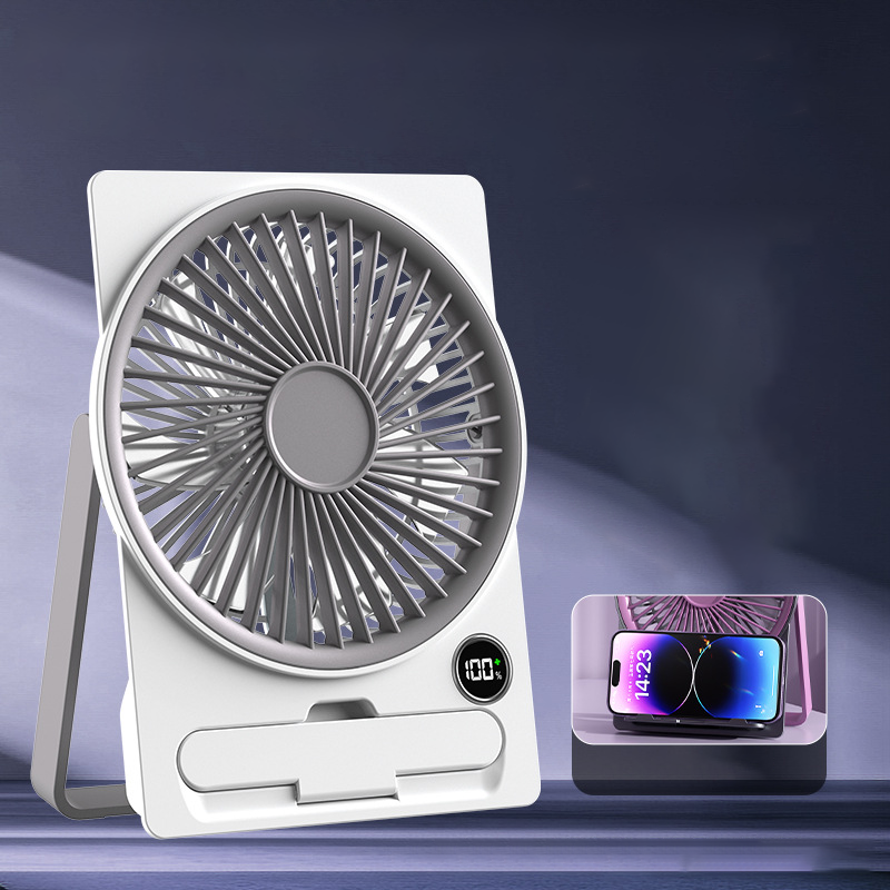 Ultraflacher, wiederaufladbarer Mini-Ventilator mit USB-Anschluss