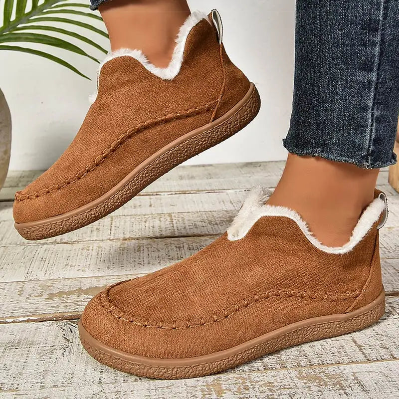 Winterschuhe Damen Gefüttert mit Fell