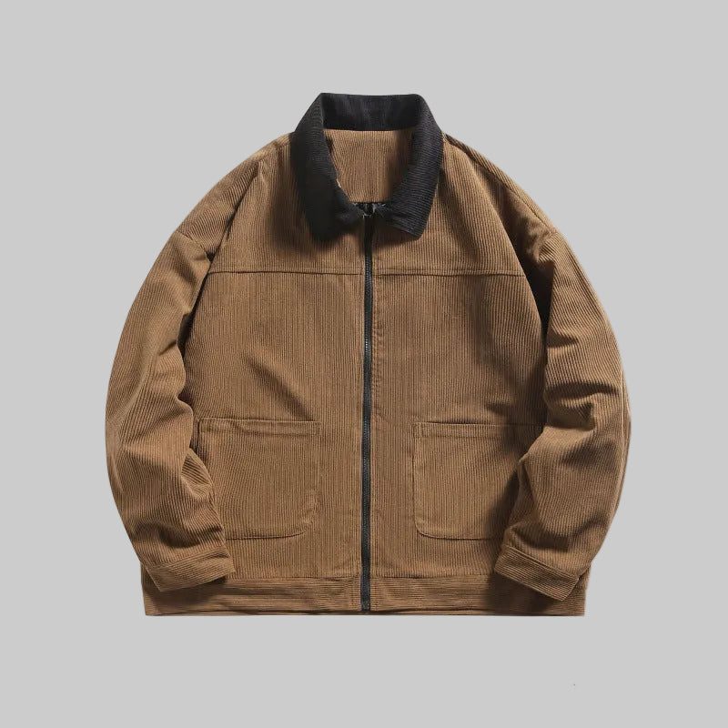 Cordjacke Herren mit Reißverschluss