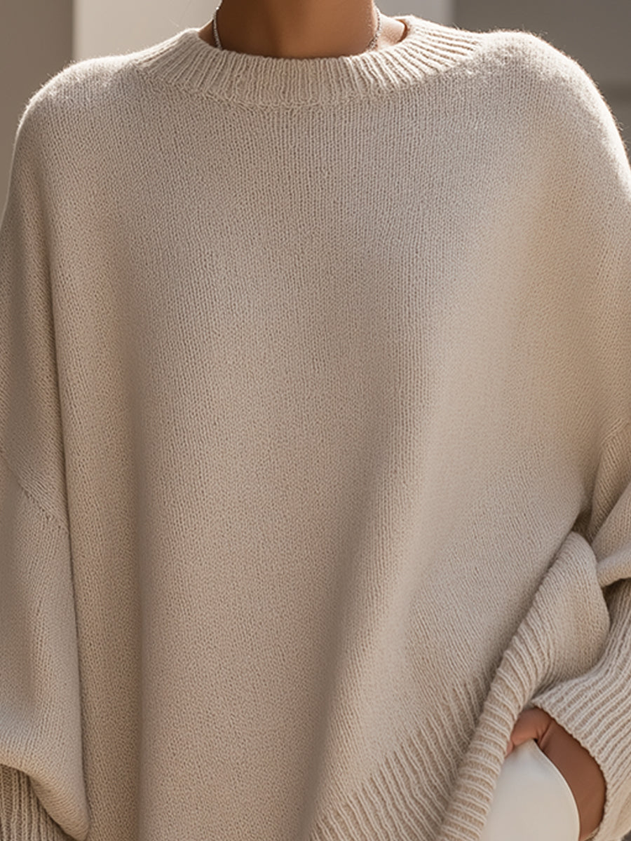 Isolde | Poncho-Pullover aus weichem Strick