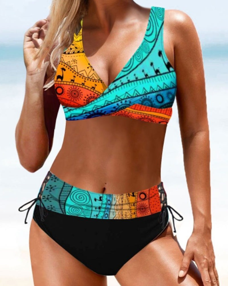 Eva - Fröhlicher Bunter Bikini