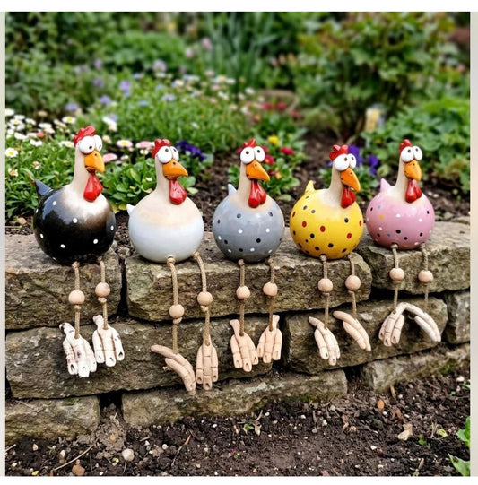 Lustige Hühner-Deko für Haus & Garten
