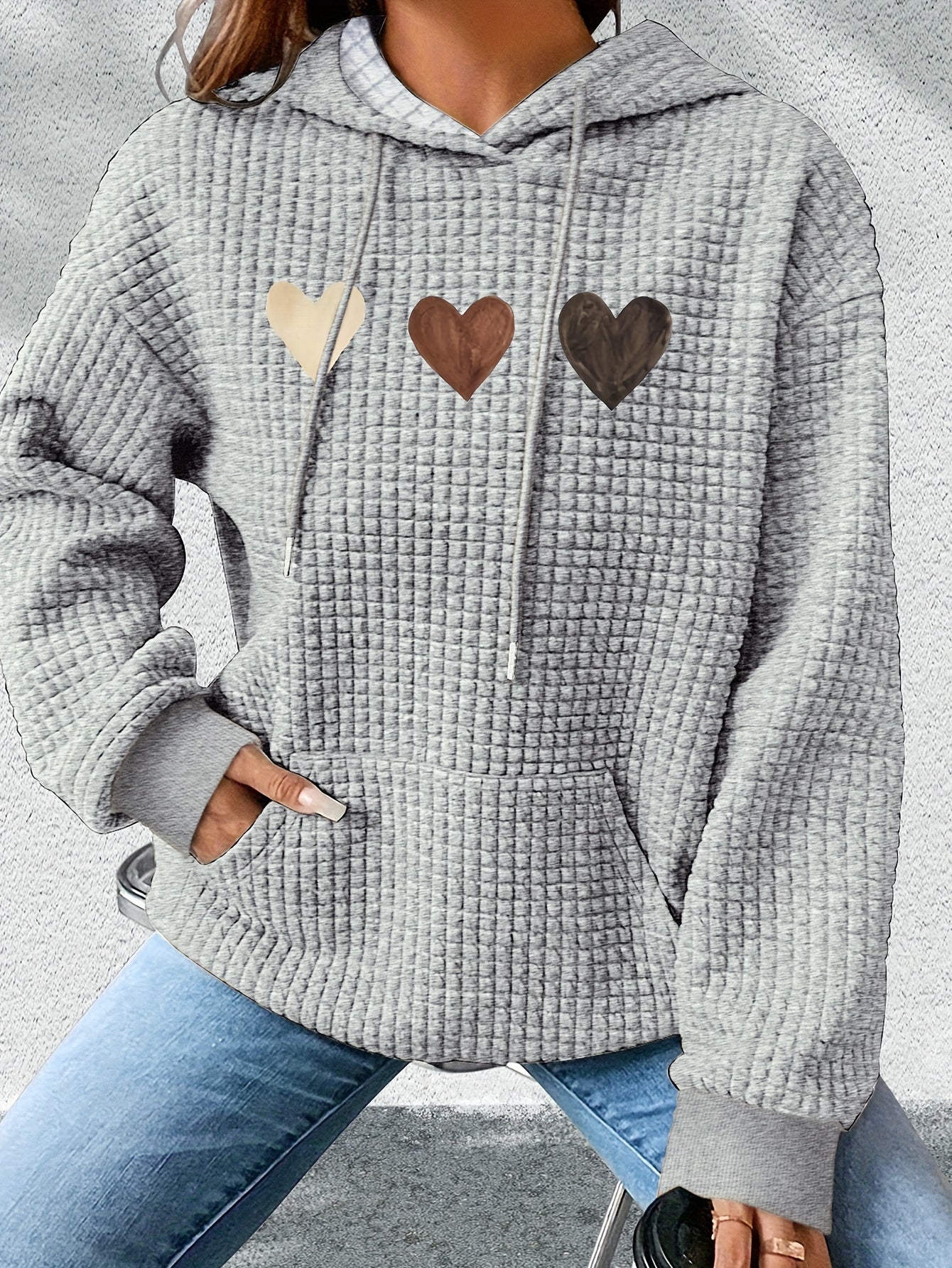 Urmela – Lässiger Polyester Kapuzenpullover Mit Taschen