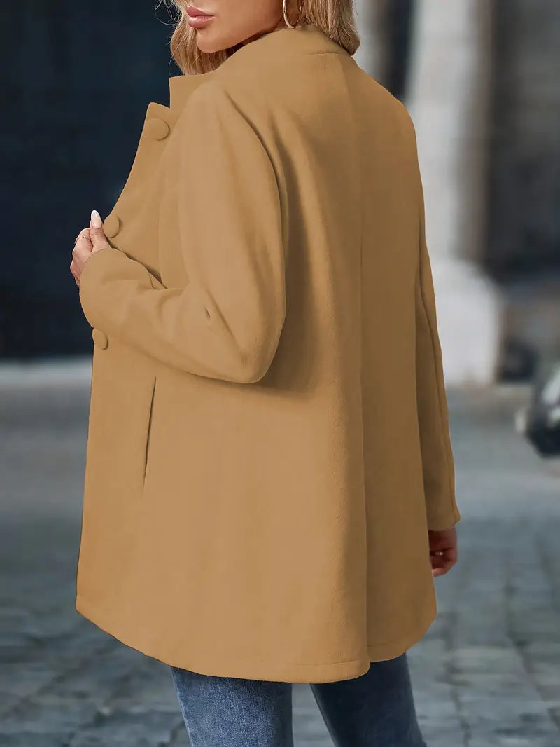 Carys | Mittellange Geknöpfte Jacke