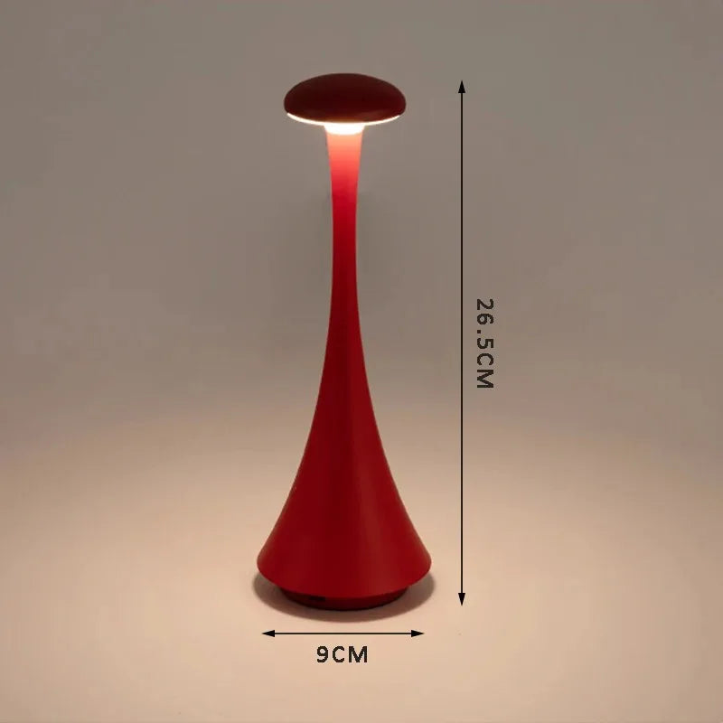 Touch-dimmbares wiederaufladbares Pilztischlampe
