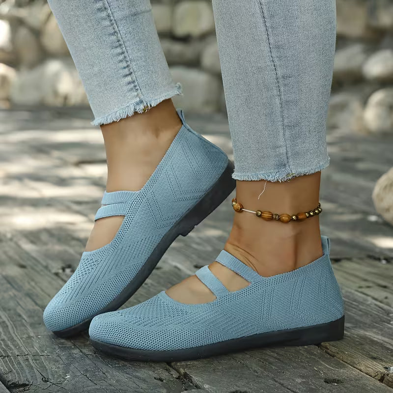 Kethryn – Mary Jane Slipper Aus Strick
