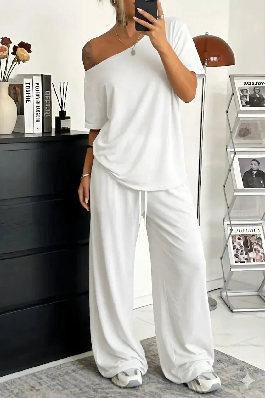 Khairina – Zweiteiliges Satz Mit Schulterfreiem Ausschnitt