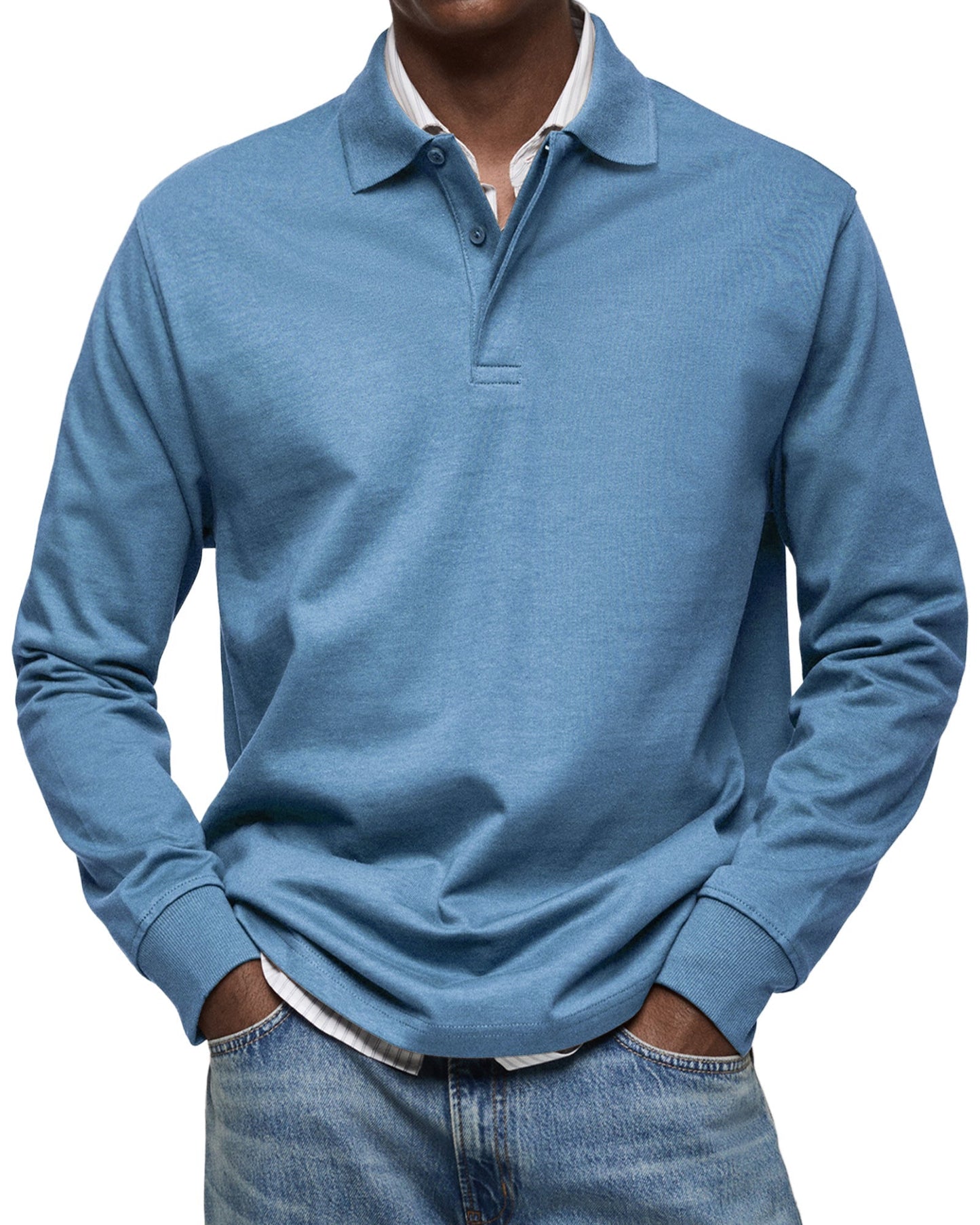 Hector | Langärmeliges Poloshirt