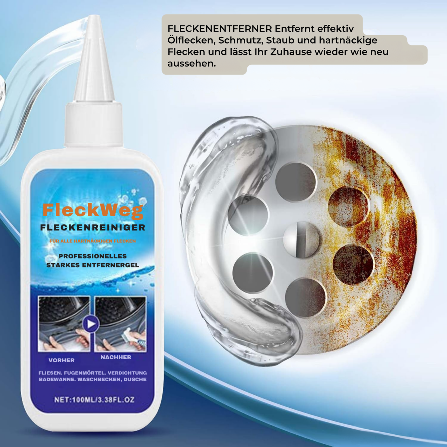 FleckWeg / Entfernt Schimmel Ohne Schrubben