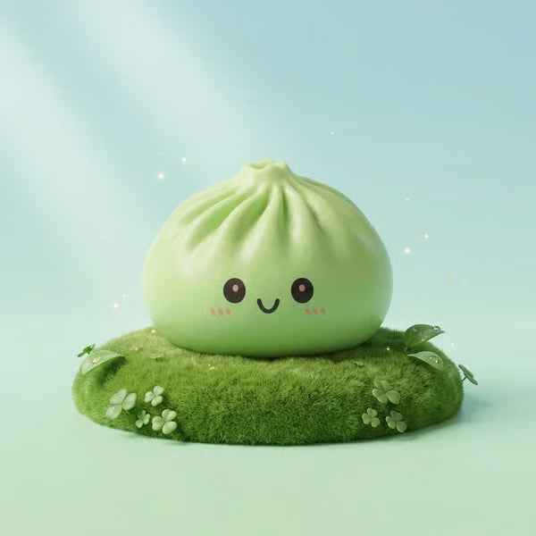 Squishy Dumpling Spielzeug mit Kawaii-Design