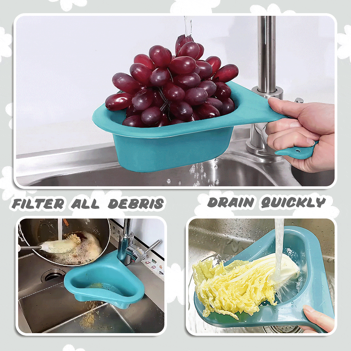 1+1 Gratis | CleanSink | Spülbeckenabflusskorb