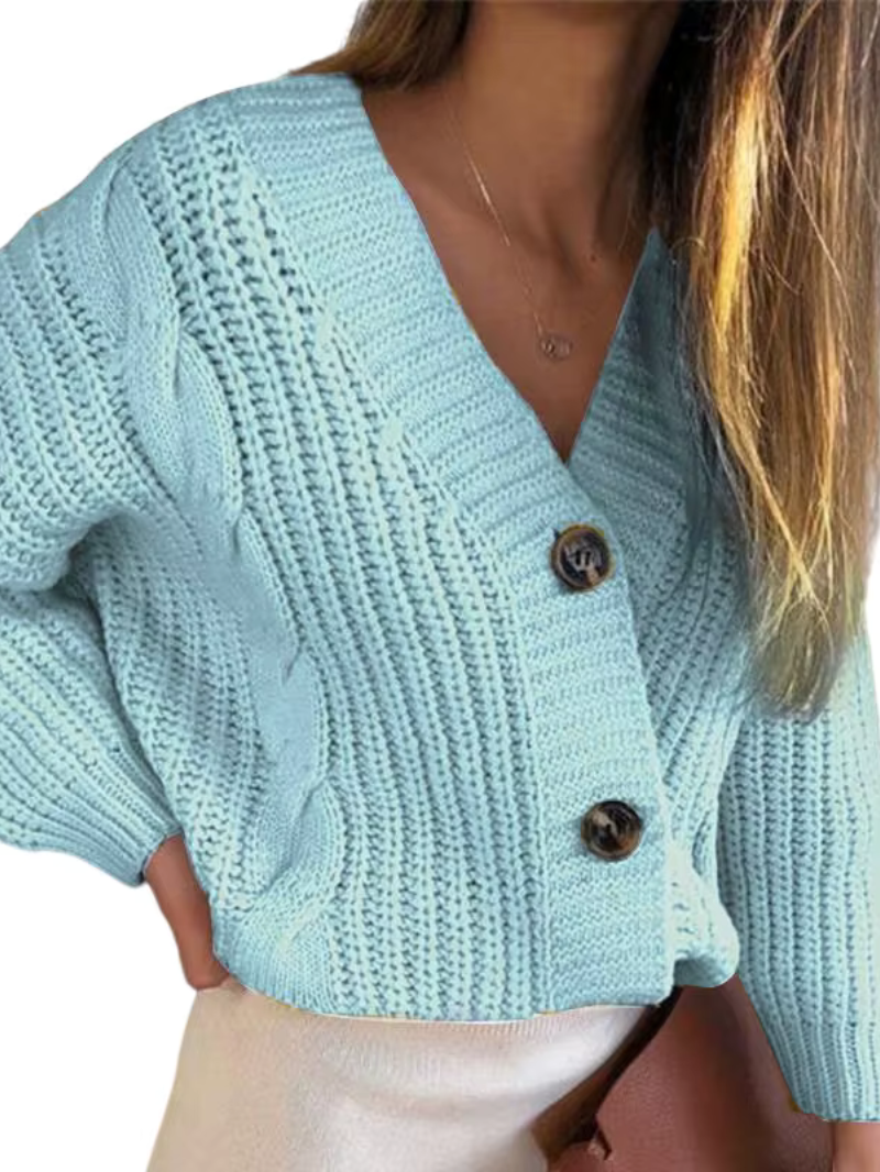 THELMA – DER GROBE STRICKCARDIGAN MIT ZOPFMUSTER & CHARAKTER
