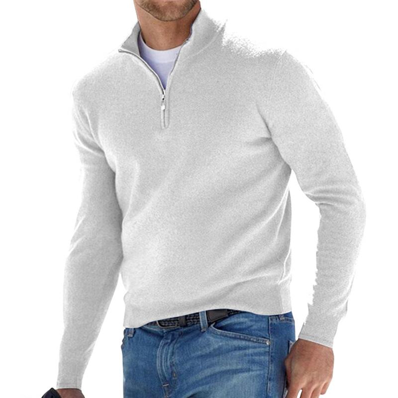 Erik – Premium-Pullover mit Reißverschluss