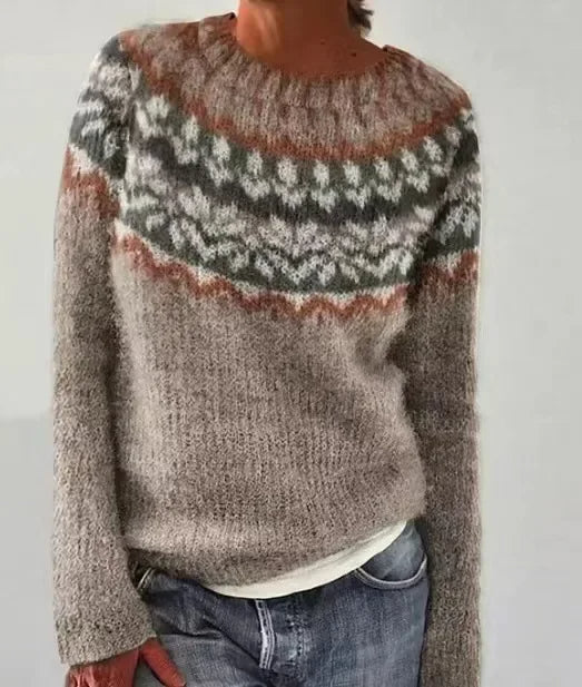 Adriana – Retro Herbst Pulli