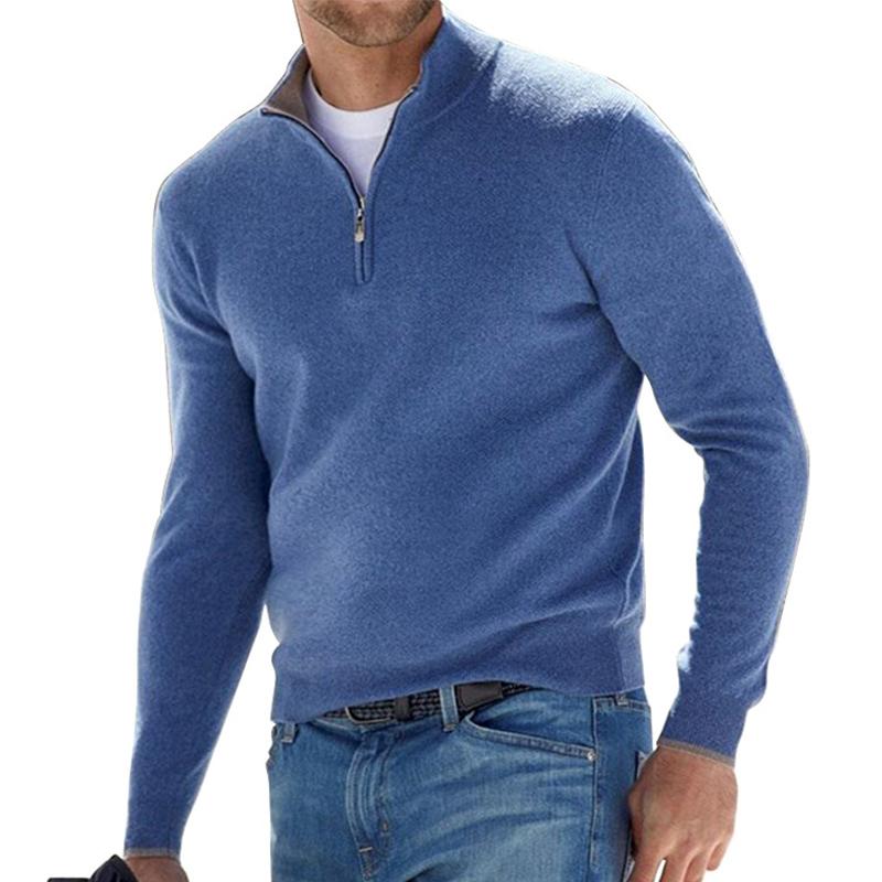 Erik – Premium-Pullover mit Reißverschluss