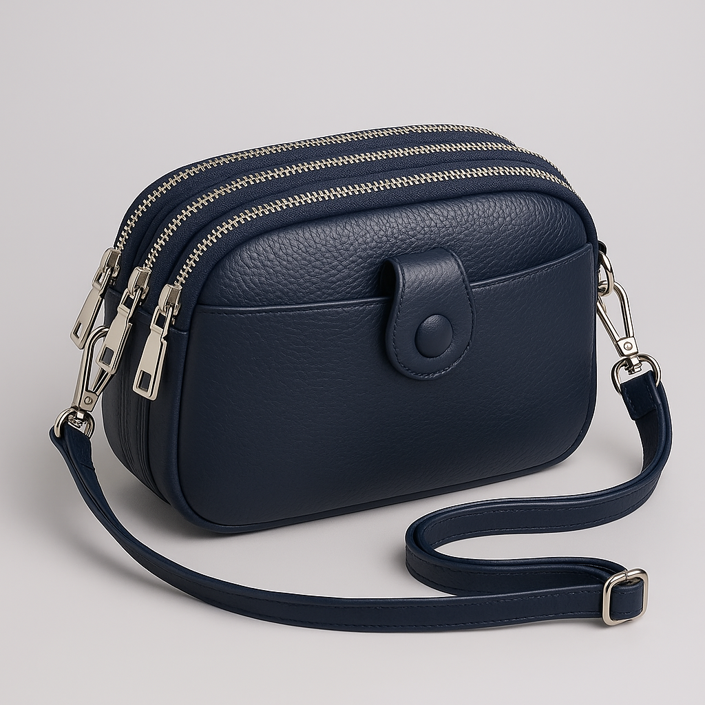 Jasmine | Vintage-Umhängetasche aus echtem Leder für Damen