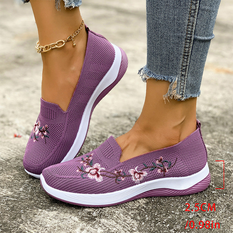 Ava – Leichte, atmungsaktive Mesh-Schuhe mit Blumenmuster