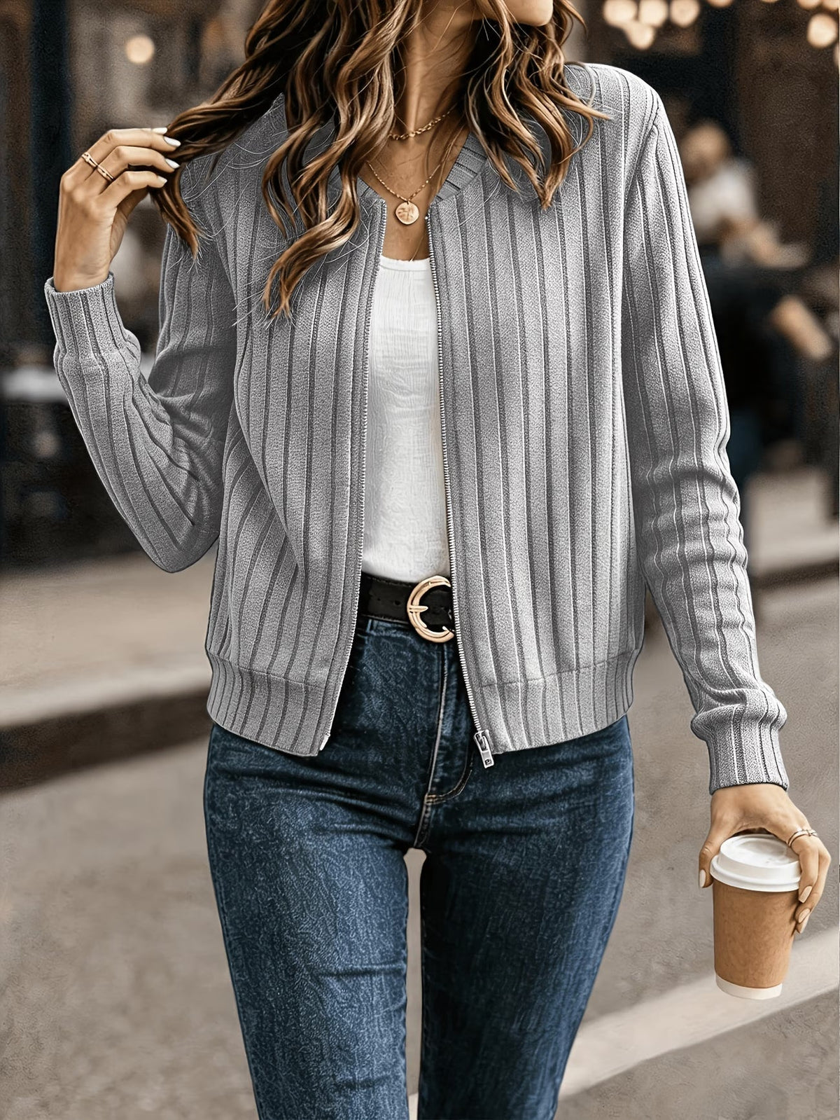 Nalia – Strickjacke Mit Einem Ärmel