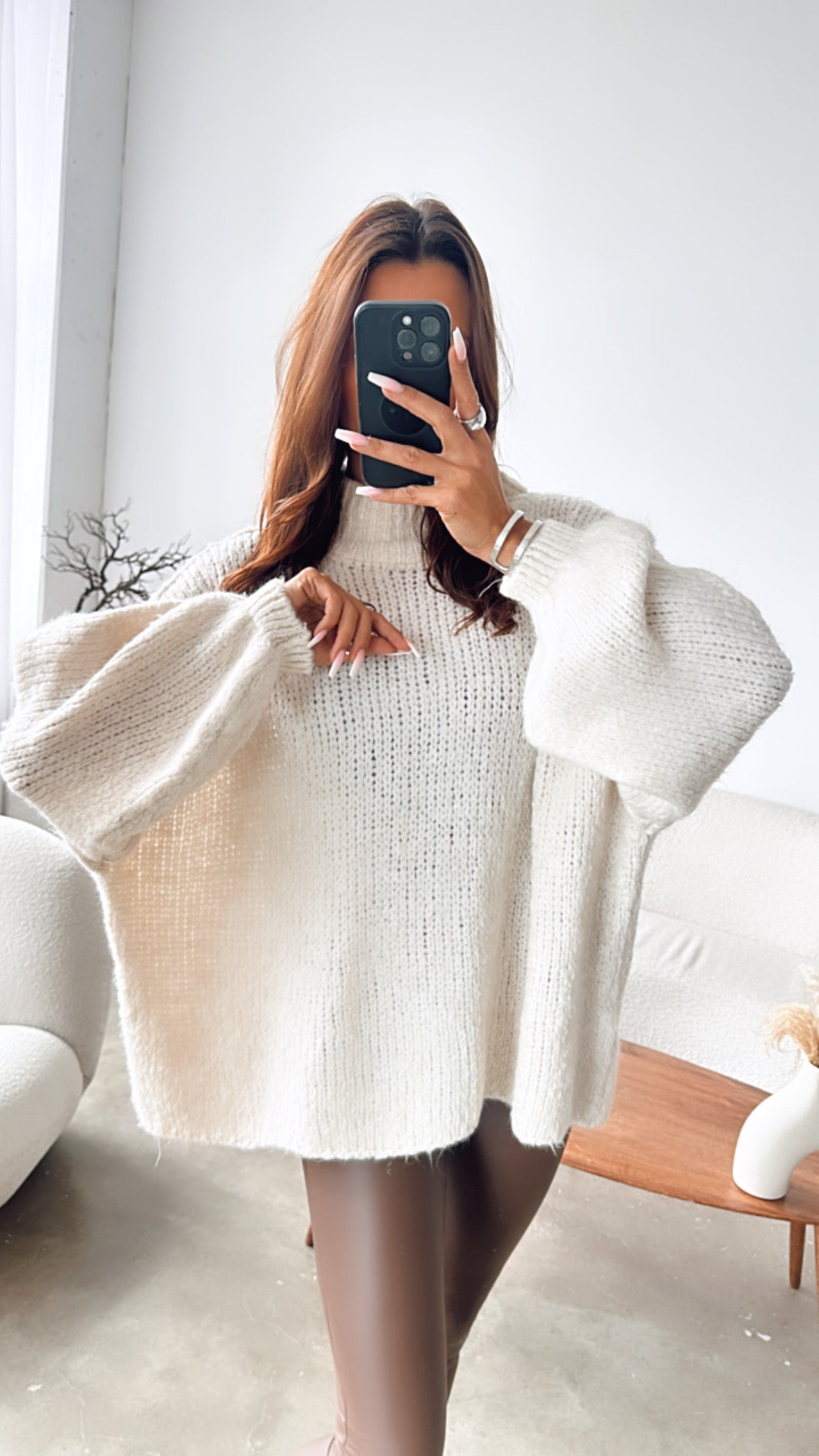 Ultra Oversize Kuschel Pullover