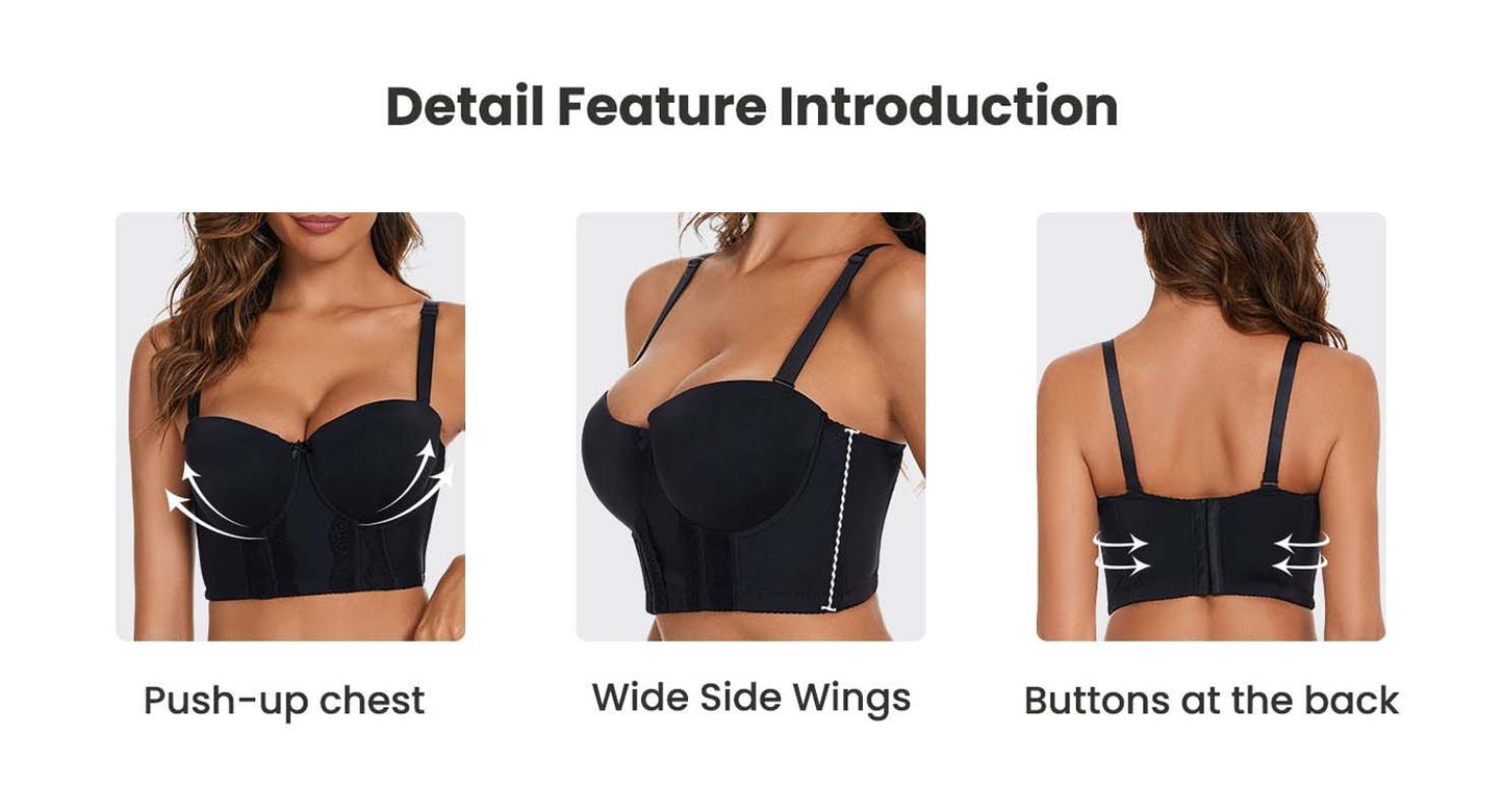 Serena | Der trägerlose BH mit tiefem Rückenausschnitt -1+1 GRATIS