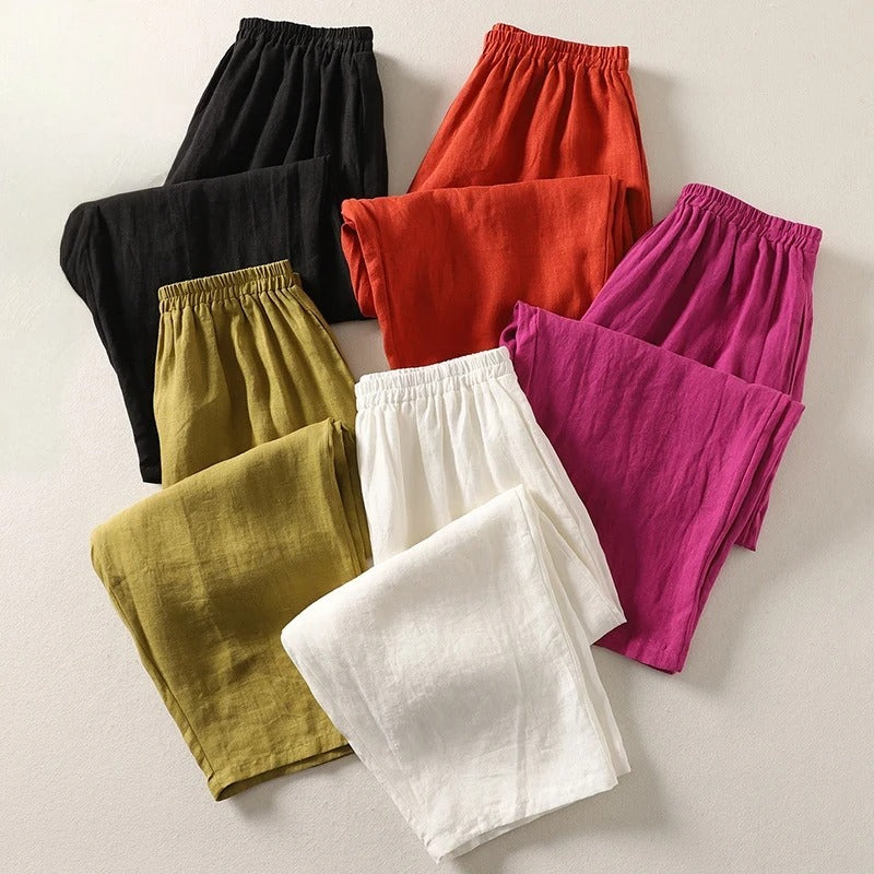 Ljupka – Leichte Hose Aus Baumwolle Und Leinen
