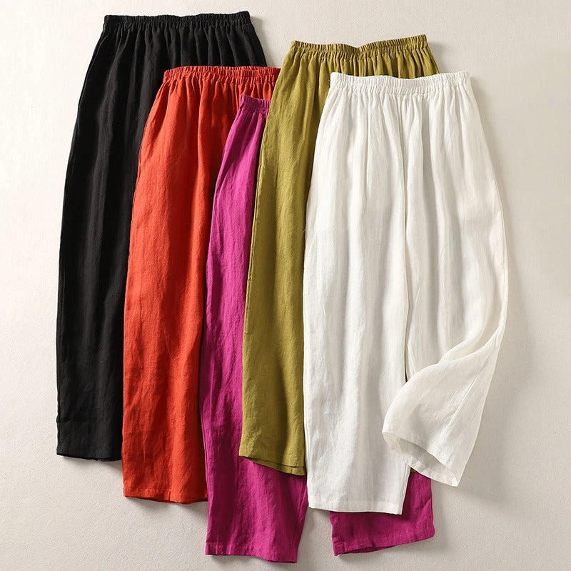 Ljupka – Leichte Hose Aus Baumwolle Und Leinen