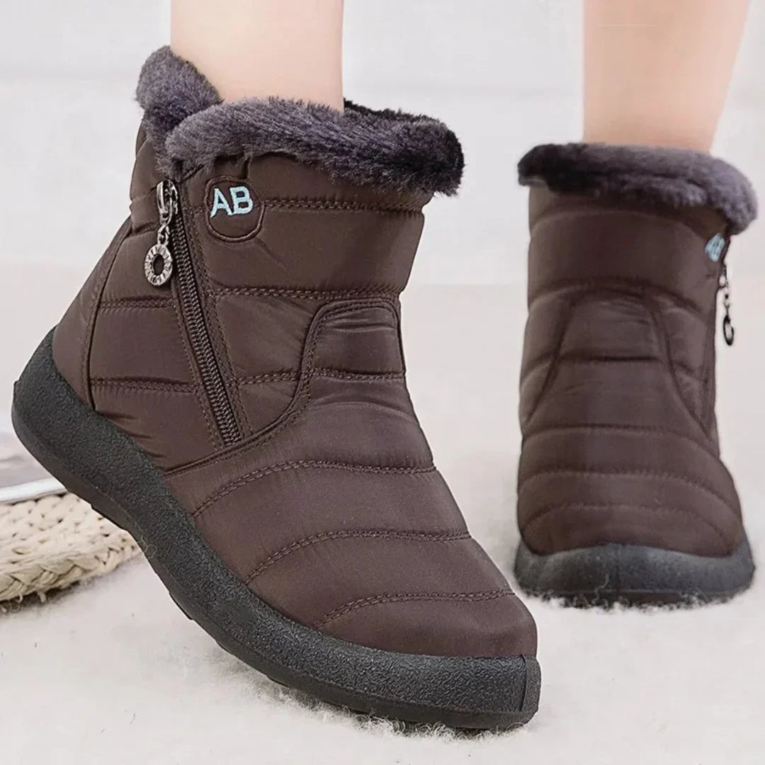 Gefütterte Winterstiefel – wasserabweisend und rutschfest