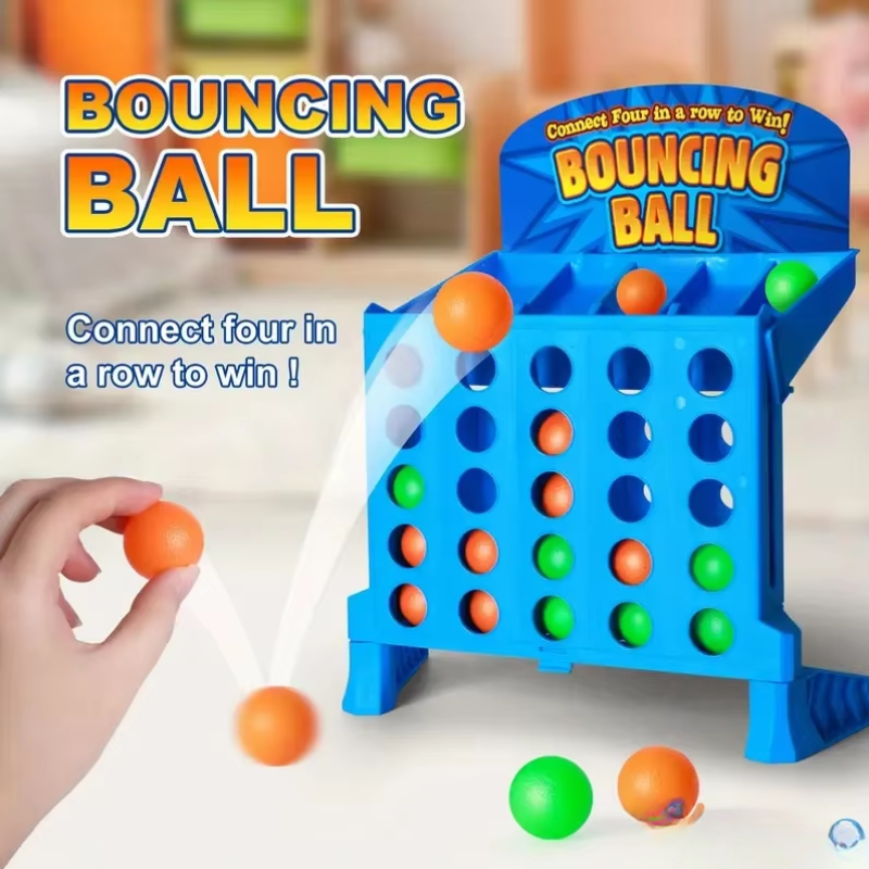 Bouncing Board Spiel Ball | Tischspiel für Familie & Party | Geschicklichkeitsspiel | BounceLine