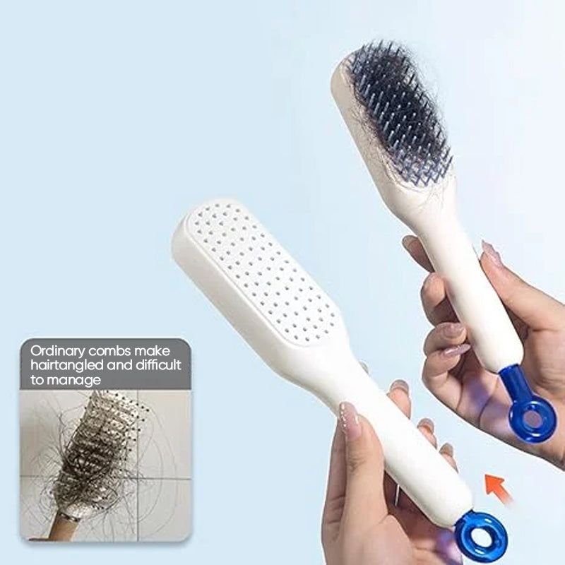 GlowComb - Selbstreinigender Anti-Statischer Massagekamm [50% Rabatt]