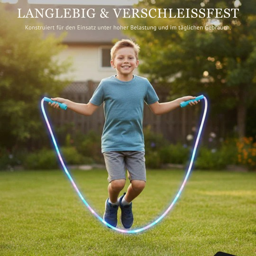 LumaLeap – LED Springseil Spaß | 2+1 GRATIS