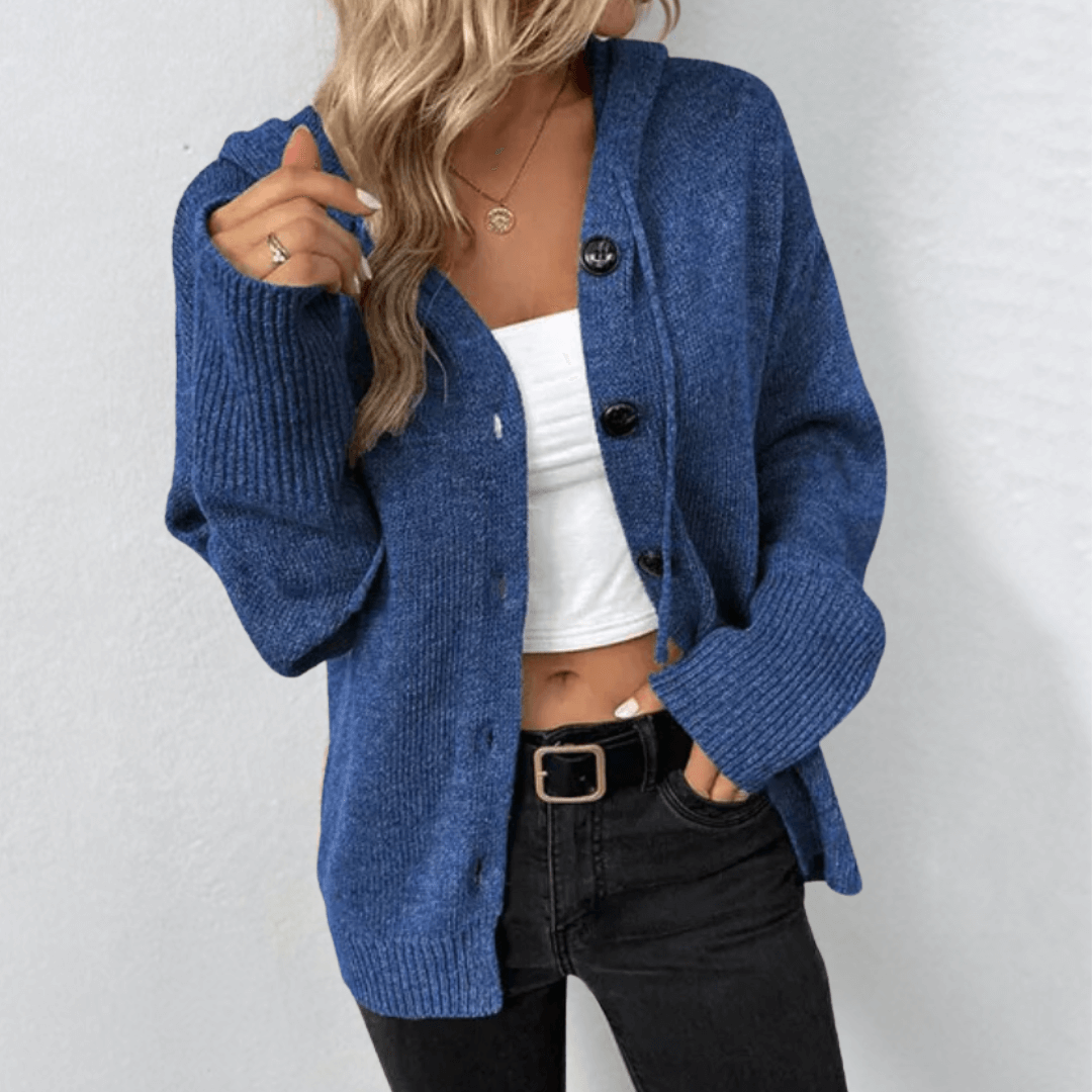 Brittan | Strickcardigan mit Knöpfe