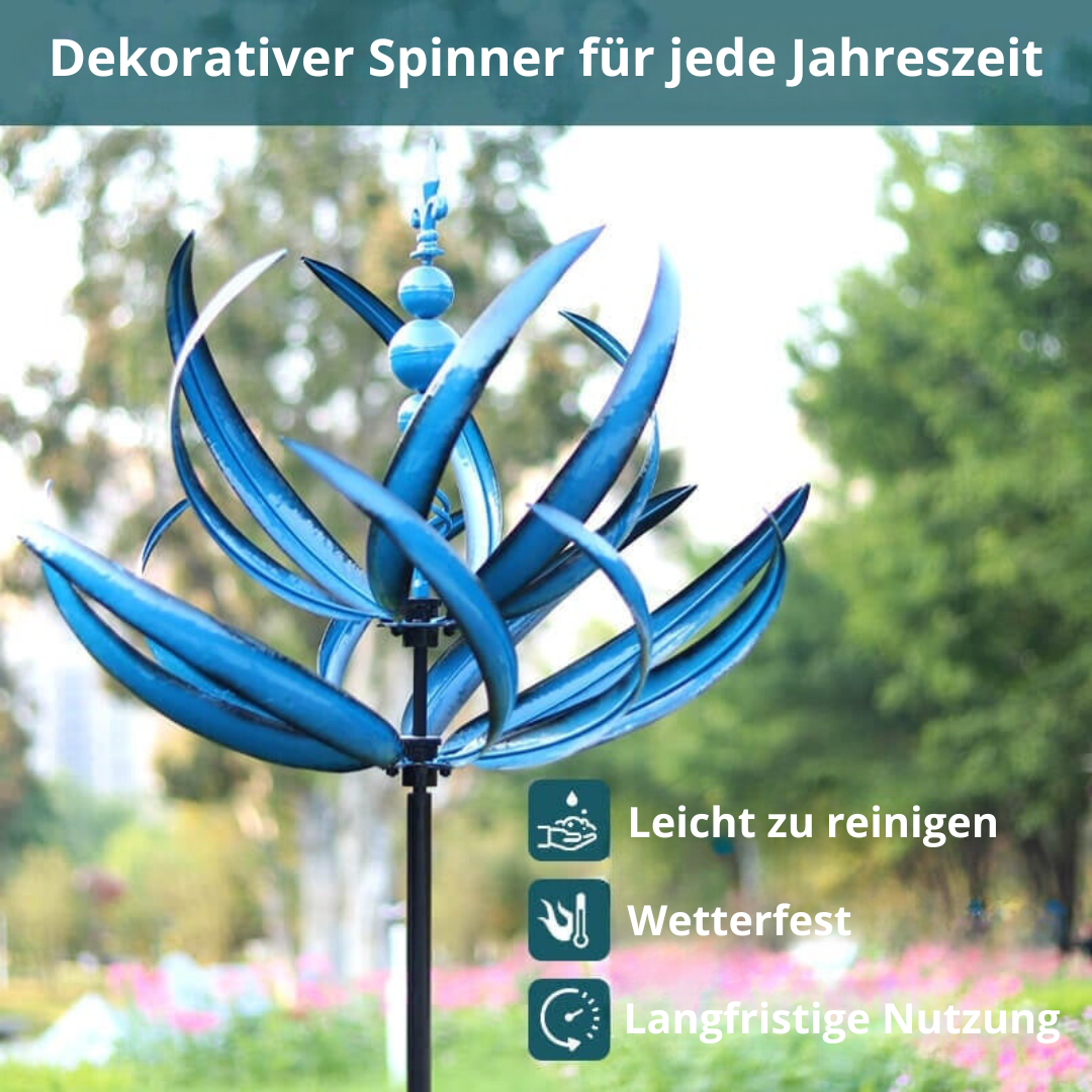 LotusSpinner | Wetterfahne für den Garten