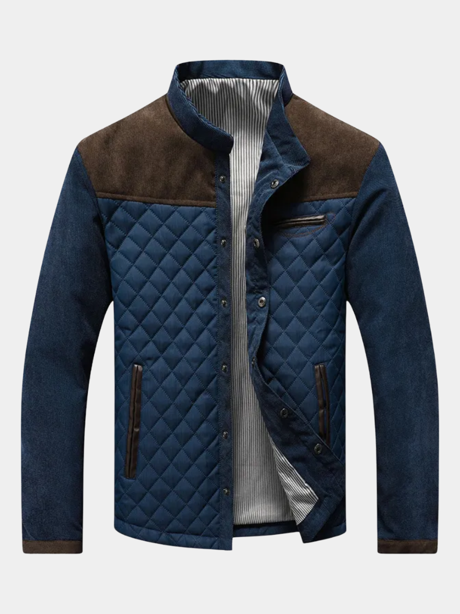 Herren Jacke mit langen Ärmeln, Taschen und Knöpfen