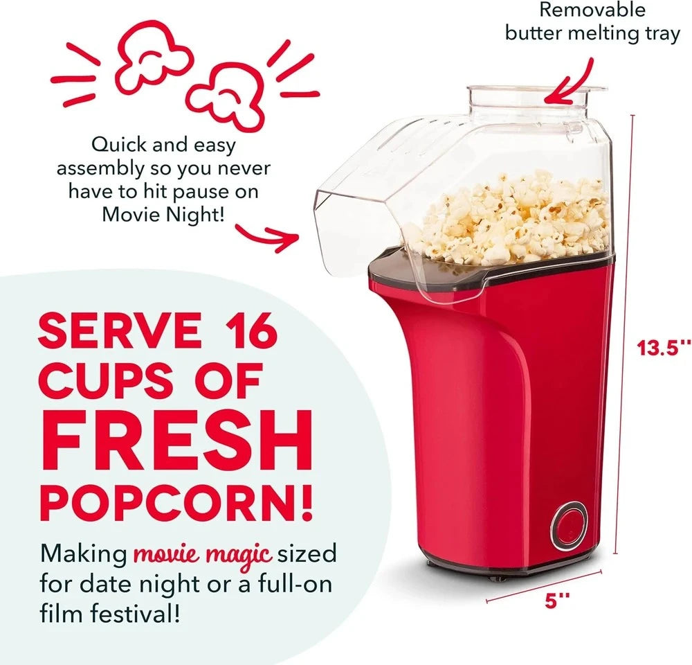 AirJoy – Genieße in wenigen Minuten guilt-free Heißluft-Popcorn
