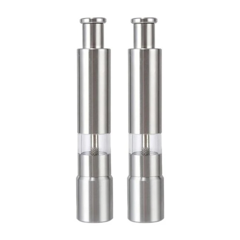 Salz- und Pfeffermühle | Druck-Mechanismus | Für Salz, Pfeffer & Gewürze | PressMill