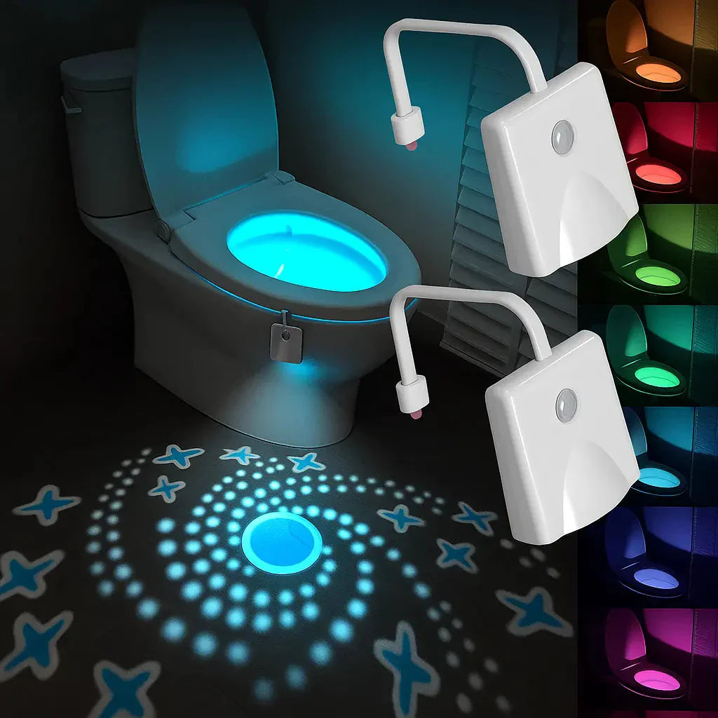 LED-Toilettenlicht mit Bewegungssensor – Praktisches Geschenk
