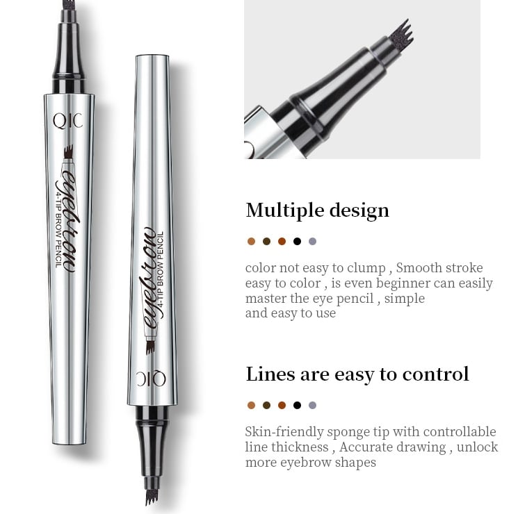 1+1 GRATIS | 3D Wasserdichter Microblading Augenbrauenstift — Für dichte, natürliche Brauen, die den ganzen Tag schmerzfrei halten
