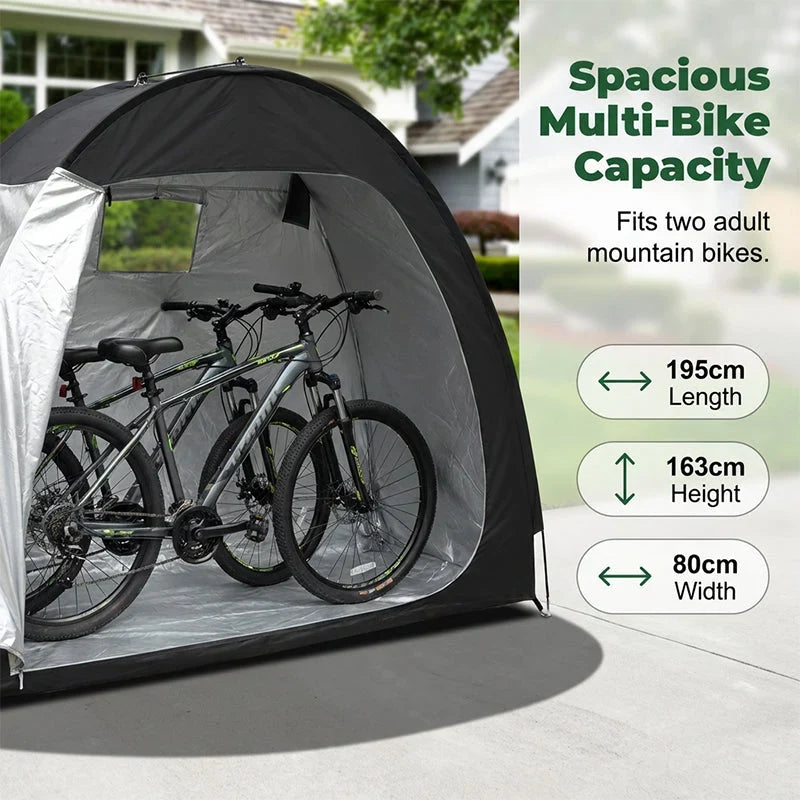 BikeShield — Wetterfester Fahrrad-Unterstand | 50% RABATT