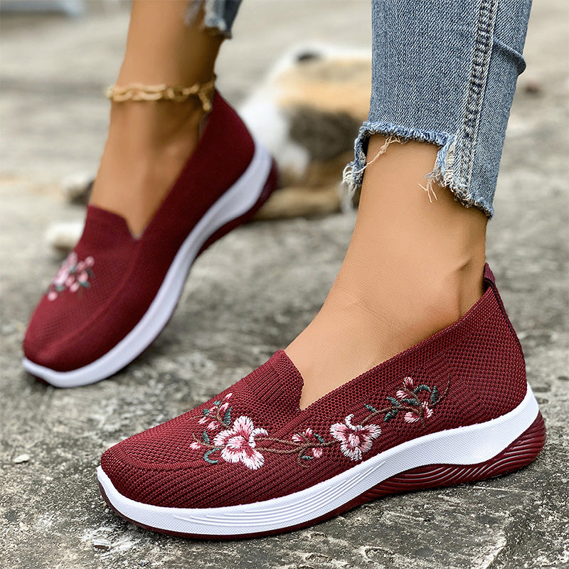 Ava – Leichte, atmungsaktive Mesh-Schuhe mit Blumenmuster