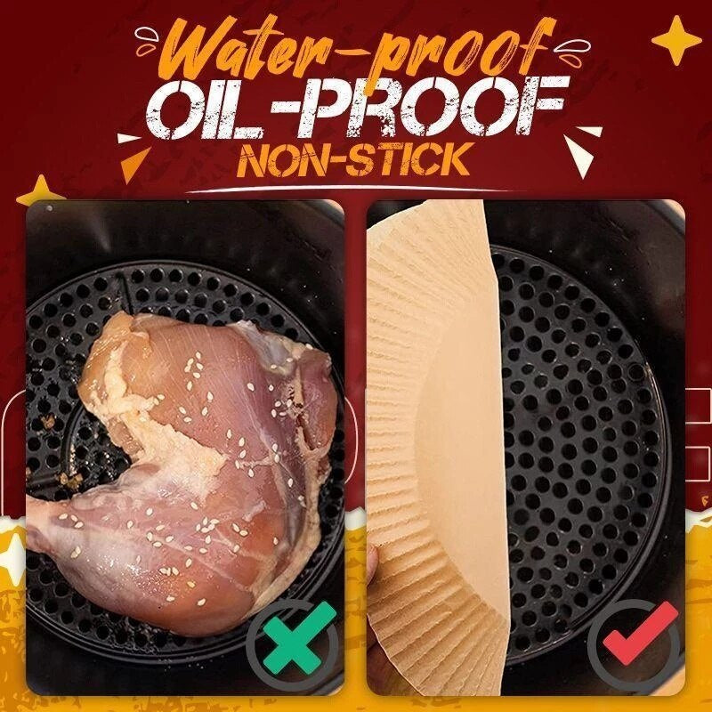 Airfryer Einlagen – Antihaft-Schutzfolie für Heißluftfritteusen
