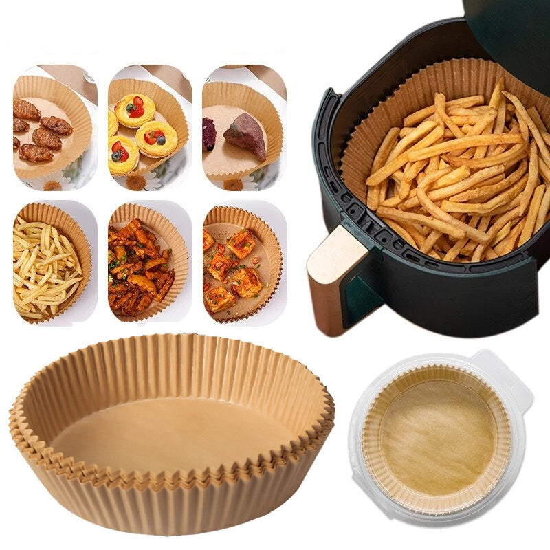 Airfryer Einlagen – Antihaft-Schutzfolie für Heißluftfritteusen