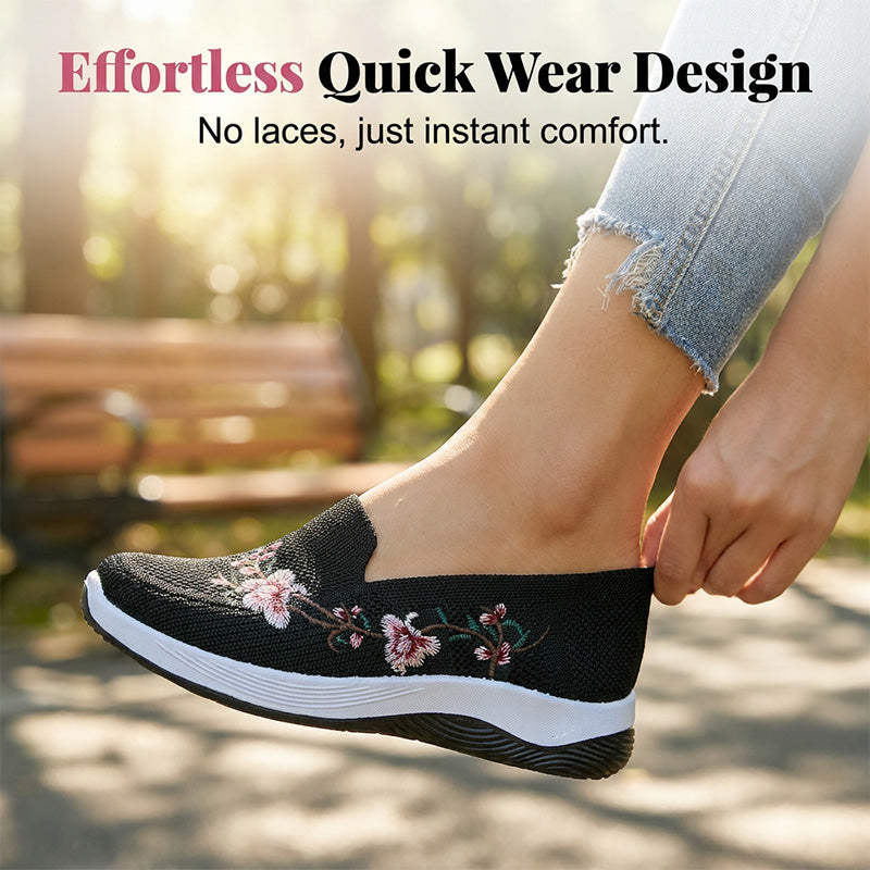 Ava – Leichte, atmungsaktive Mesh-Schuhe mit Blumenmuster