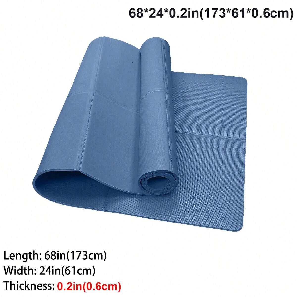 Vireya Faltbare Yogamatte | EVA-Material | 3–6 mm Dicke | Leicht & Rutschfest | 173x60 cm