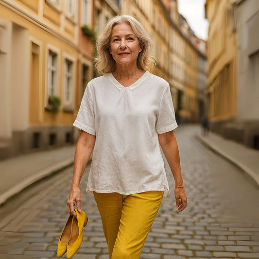 Clare | Leichte entspannte klassische Bluse