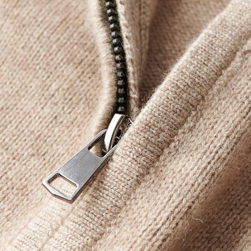 Erik – Premium-Pullover mit Reißverschluss