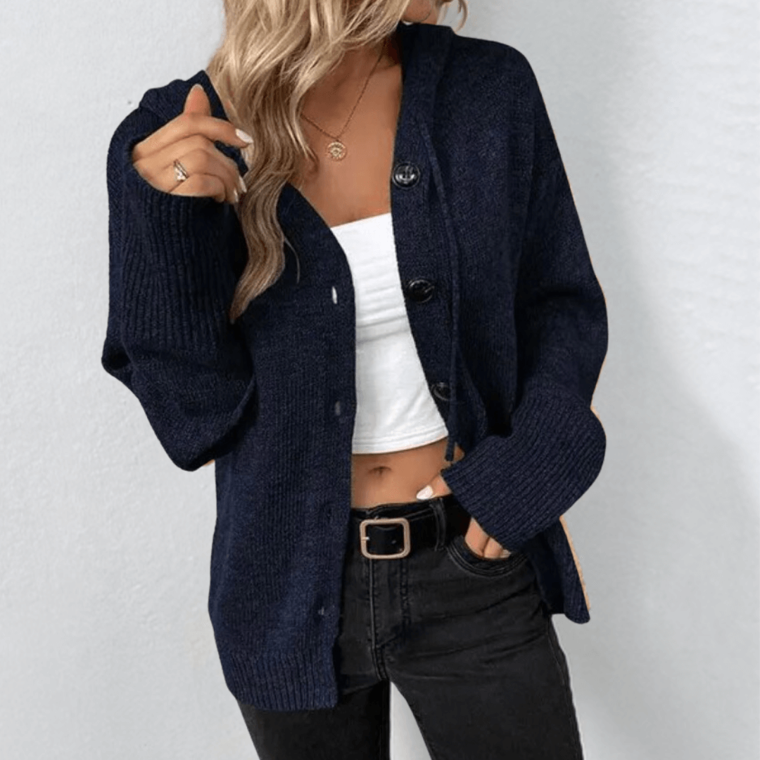 Brittan | Strickcardigan mit Knöpfe