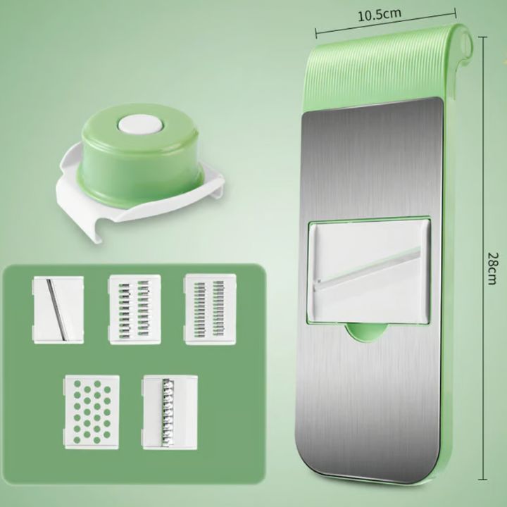 Multifunktionaler Gemüseschneider (5 Klingen)