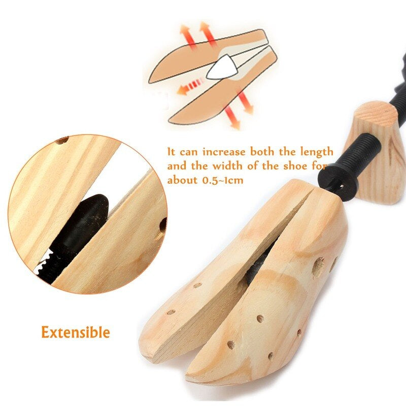 Professioneller Schuhspanner | Weitet Länge & Breite | mit Ballen-Einsätzen | FitStretch