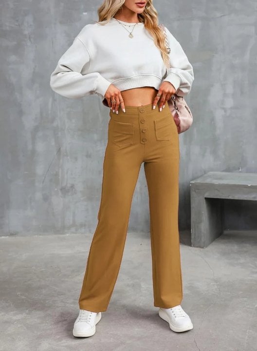 ComfyPlus – Die lässige Stretch-Hose mit hoher Taille